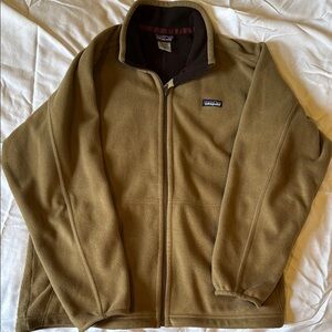 Patagonia Tan Fleece Jacket